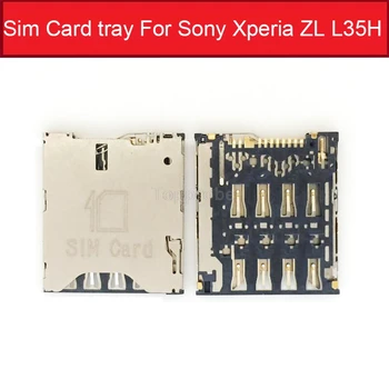 Лучший Оригинальный Адаптер Sim-карты Для Sony Xperia ZL L35H L35C L35T LT35 C6503 C6502 C6506 Держатель для чтения слотов sim-карт