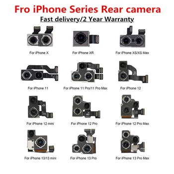 Задняя камера Для iPhone 7 8 Plus Задняя Камера Задний Основной объектив Гибкий Кабель Камера Для iphone X XR XS MAX 11 12 13 14 Pro Max Камера