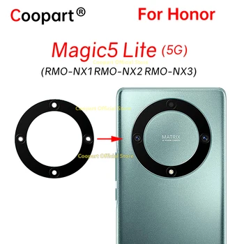 Новый Оригинальный стеклянный объектив камеры заднего вида для Honor Magic5 Lite Magic 5 Lite 5G Заменен клейкой наклейкой