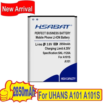 100% оригинальная батарея HSABAT 2850mAh A101 для UHANS A101 A101S Battery