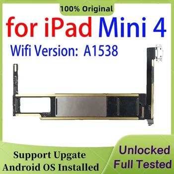 Разблокированная Материнская плата для iPad MINI 4 WIFI Версии A1538, Очищенная iCloud, Оригинальная Материнская плата, Аутентичная Логическая плата для iPad Mini4