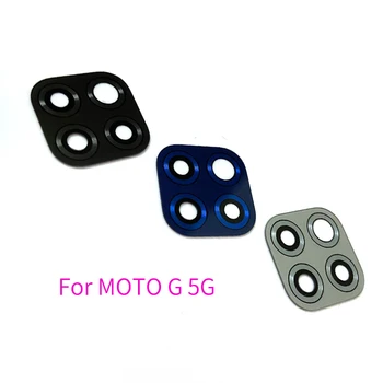 2 шт. Для Motorola Moto G 5G Стеклянная крышка объектива задней камеры с защитной наклейкой