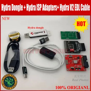 2023 Оригинальный Новый Hydra Dongle + V2 EDL Кабель И eMMC ISP Адаптеры Инструмент BGA153, BGA169, BGA221, BGA162 eMMC Breakout Board Инструмент sof