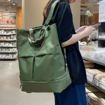 2022 Новый тренд, водонепроницаемые женские нейлоновые сумки для обуви, рюкзак с большой емкостью, высококачественные противоугонные сумки для отдыха через плечо