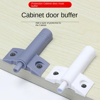 Амортизирующий буфер для дверцы шкафа-купе, Бесшумное устройство защиты дверцы шкафа от столкновений с поверхностью монтажа