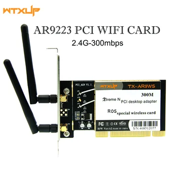 Atheros AR9223 PCI 300M 802.11b/g/n Беспроводной Сетевой Адаптер WiFi для Настольных компьютеров с 2 Антеннами