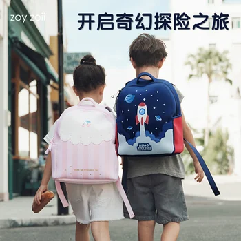 Школьный ранец Zoyzoii для детей начальной школы, милые девочки первого, второго, третьего-шестого классов, сверхлегкая сумка для позвоночника большой емкости