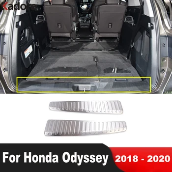 Для Honda Odyssey 2018 2019 2020 Накладка На Задний Бампер Багажника Из Нержавеющей Стали, Накладка На Порог Задней Двери, Защитные Накладки, Автомобильные Аксессуары