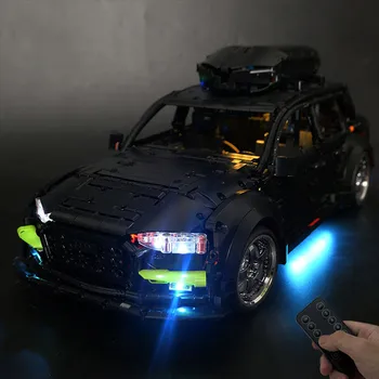 Комплект светодиодной подсветки для модели 1: 10, черные строительные блоки RS6 Avant Super Fast Racing Car T5023 (в комплекте только светодиод)