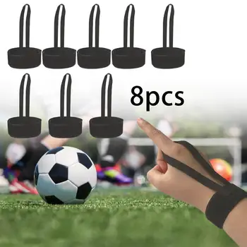 8 судейских браслетов, дышащие регулируемые футбольные браслеты, браслет с индикатором падения футбола на запястье для спортивных чиновников