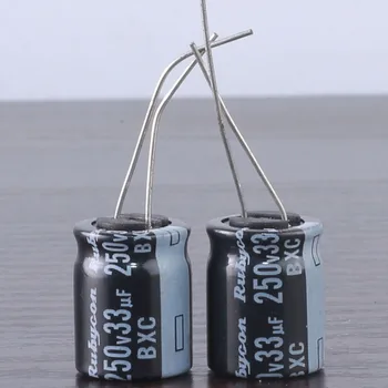 10шт RUBYCON BXC 33mfd 250 В 33 мкф 13*16 мм электролитический конденсатор с длительным сроком службы 105 ℃