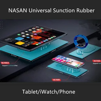 Универсальный резиновый коврик NASAN Super Sunction для часов / планшета/ мобильного телефона, стекло для ЖК-экрана, клей, чистый силиконовый коврик