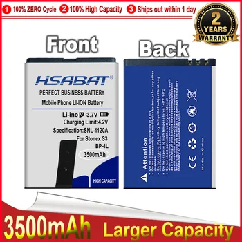 Аккумулятор HSABAT 0 Cycle 3500mAh BP-4L MG-4LH для замены контроллера данных South, Huace, Unistrong, RTK, GPS, Stonex S3