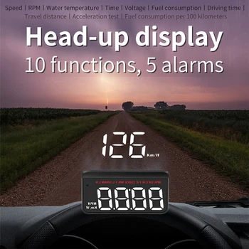 M5 / M8 / M3 Auto OBD2 GPS Head Up Display Аксессуары для автомобильной электроники HUD Дисплей Проектора на лобовом стекле, Цифровой автомобильный спидометр