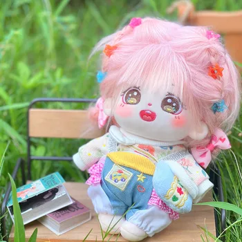 Корея Kpop EXO 20 см Кукла-идол Аниме Плюшевые куклы-звезды Милые мягкие фигурки Игрушки Коллекция плюшевых игрушек Cotton Baby Doll Подарок