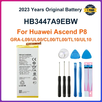 Оригинальный Аккумулятор HB3447A9EBW 2680 мАч Для Huawei Ascend P8 GRA-L09/UL00/CL00/TL00/TL10/UL10 Батареи + Инструменты