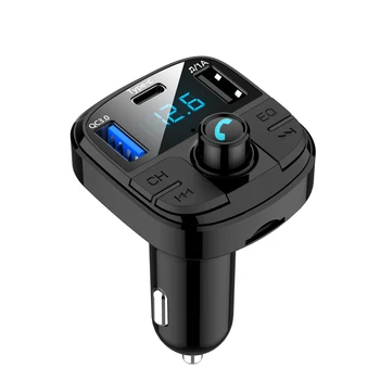 BT29 Bluetooth 5.0 Fm-передатчик автомобильный комплект MP3 модулятор Автомобильное зарядное устройство QC3.0 Модулятор Двойной USB Автомобильный аксессуар U Диск/TF карта