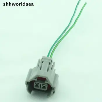shhworldsea 4/15/50/100 комплектов 2pin водонепроницаемый автомобильный электрический разъем-розетка автоматической топливной форсунки
