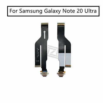 для Samsung Galaxy Note 20 Ultra USB Зарядное Устройство Порт Док-разъем Печатная плата Лента Гибкий Кабель ремонт экрана телефона запасные части