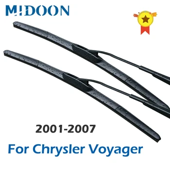 Гибридные Щетки Стеклоочистителя MIDOON для Chrysler Voyager Четвертого Поколения Подходят к Рычагам 2001 2002 2003 2004 2005 2006 2007