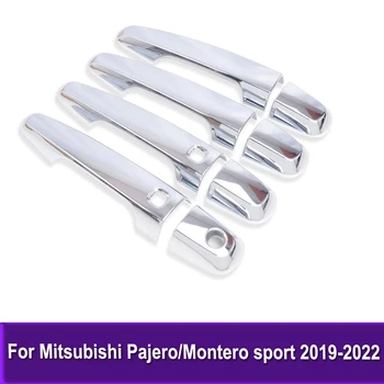 Накладка Крышки Ручки Боковой Двери Mitsubishi Pajero sport/Montero sport/Shogun sport 2019-2022 Автомобильные Наклейки Для Укладки Аксессуаров