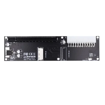 Cablecc ATX 24pin Адаптер Порта Питания 8x Oculink SFF-8612 8611 к PCIE PCI-Express 16x для Видеокарты Материнской платы