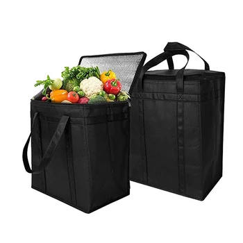Изолированная термосумка-холодильник, портативные походные складные сумки для ланча большой емкости, принадлежности для пикника