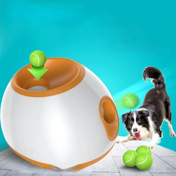 Лидер продаж, интерактивная автоматическая пусковая установка для теннисных мячей для домашних животных, игрушка для собак, пусковая установка для метания теннисных мячей