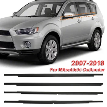 4 шт. Уплотнитель стекла автомобиля, боковое стекло, пылеуловитель для Mitsubishi Outlander 2007-2012/2013-2018
