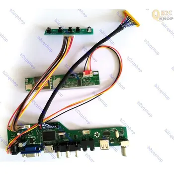 Комплект платы ЖК-контроллера с светодиодным драйвером инвертора LVDS для 1400X1050 ITSX95C, совместимый с HDMI + VGA + AV + USB