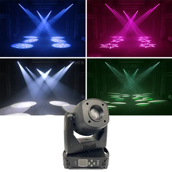 Диско-светильник 100 Вт Led Gobo Moving Head Light с призмой 3 поворота для выступления на сцене, вечеринки, KTV Club, свадьбы, праздника