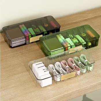 Видимый Органайзер для наушников, Пластик, Удобный Кабель питания, USB-кабель, коробка для хранения наушников