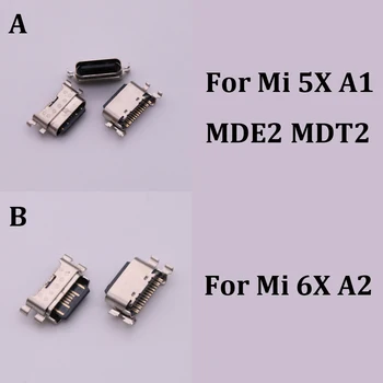 10 шт. Usb Зарядное Устройство Док-Станция Для Зарядки Порты И Разъемы Разъем Conatct Тип C Для Xiaomi Mi5X Mi A1 6X A2 MiA2 Mi6X M 5X MDE2 MDT2 M5X MA1