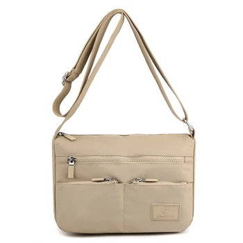 Модная брендовая женская сумка через плечо, высококачественная женская легкая сумка, нейлоновая сумка через плечо, женская портативная сумка-мессенджер