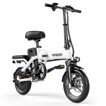 Складной электрический велосипед С малым тормозом с регулируемой скоростью Движения Электромобиль с литиевой батареей Для вождения Складной Электрический велосипед