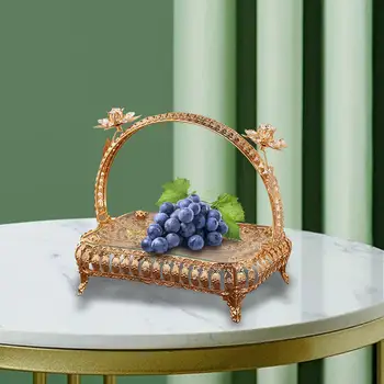 Железная корзина для фруктов, ваза для овощей и фруктов для банкетов, центральное украшение стола в отеле