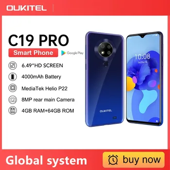Оригинальный смартфон Oukitel C19 Pro 4 ГБ ОЗУ 64 ГБ ПЗУ 6,5 