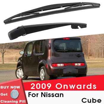 Большинство автомобильных лезвий заднего стеклоочистителя для Nissan Cube 2009 года выпуска, хэтчбек, автостайлинг ветрового стекла