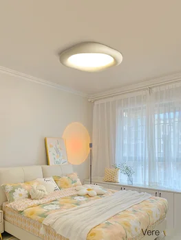 Светодиодный потолочный светильник для спальни, Новый Кремовый стиль, Современный минималистичный, для защиты глаз, Светильники для детской комнаты, Лампы для главной спальни