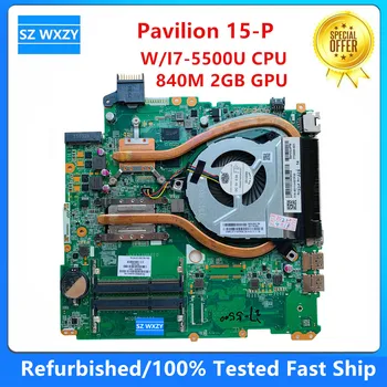 Восстановленная Материнская плата для ноутбука HP Pavilion 15-P с процессором I7-5500U 840M 2GB GPU 782936-501 782936-001 DAY11AMB6E0