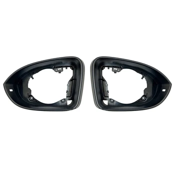 1 пара автомобильных зеркал заднего вида Стеклянная крышка Держатель основания бокового зеркала заднего вида Накладка для Golf Mk8 2020-2022