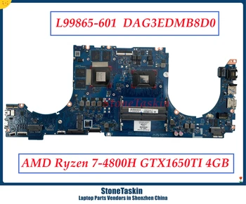 StoneTaskin L99865-601 Для HP Omen 15-EN Материнская плата ноутбука MB DAG3EDMB8D0 AMD Ryzen 7-4800 H GTX1650TI 4 ГБ DDR4 100% Протестирована
