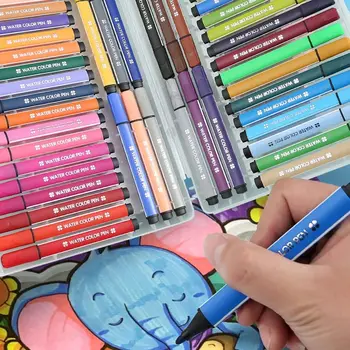Прочные моющиеся высококачественные детские ручки для рисования акварельным карандашом Детские принадлежности для рисования акварельной ручкой