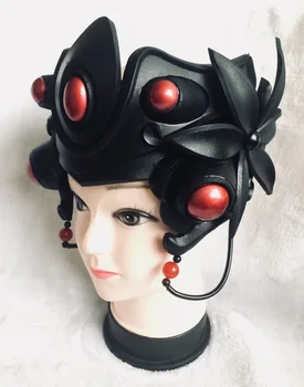 Маскарадный шлем Overwatch Amelie Lacroix Widowmaker Skin Black Lily