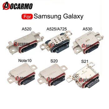 USB Порт Для Зарядки Зарядное Устройство Док-Станция Разъем Для Samsung Galaxy S8 S9 S10 Plus S10 + S20 S21 A520 A525 A725 A530 Ремонт