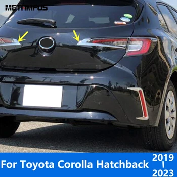 Для Хэтчбека Toyota Corolla 2019-2022 2023 Хромированная Лампа Заднего Фонаря Веко Брови Полоса Заднего Фонаря Отделка Аксессуары Для Стайлинга Автомобилей