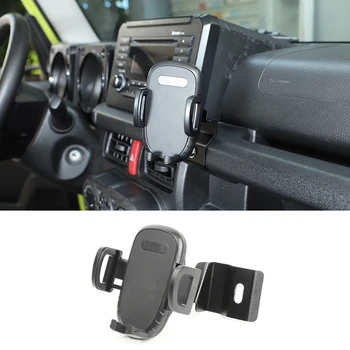 Автомобильные аксессуары, 1 шт., черный держатель для телефона Suzuki Jimny 2019 2020 2021 2022, кронштейн для мобильного телефона
