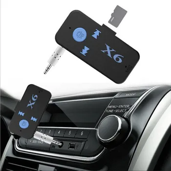 Мини-беспроводной Bluetooth-совместимый адаптер, Встроенный в автомобиль передатчик, адаптер беспроводного радио, автомобильный комплект, адаптер-приемник, Автодинамик