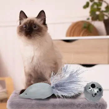 Товары для домашних животных Игрушка для домашних кошек с колокольчиком, Забавная игра, Удерживающая Аксессуары для упражнений в помещении, Интерактивная игрушка для котенка kitty Interactive
