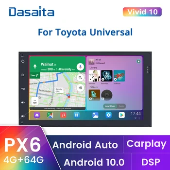 Dasaita для Toyota Corolla Auris Fortuner Innova 2015-2019 Android Автомобиль Carplay Auto 9 